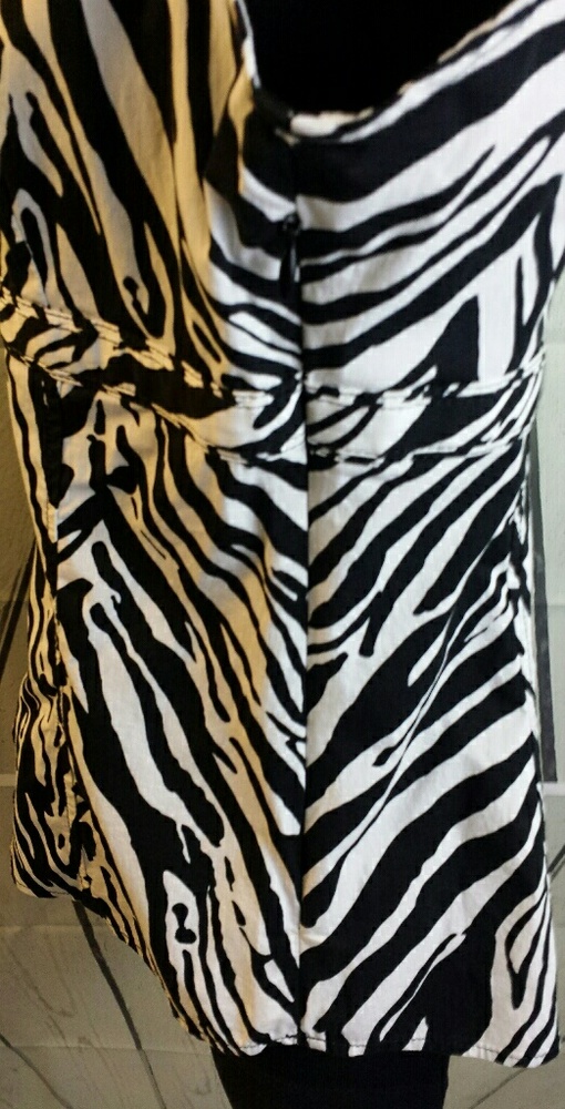 Express Design Studio Zebra Print Top - image 4